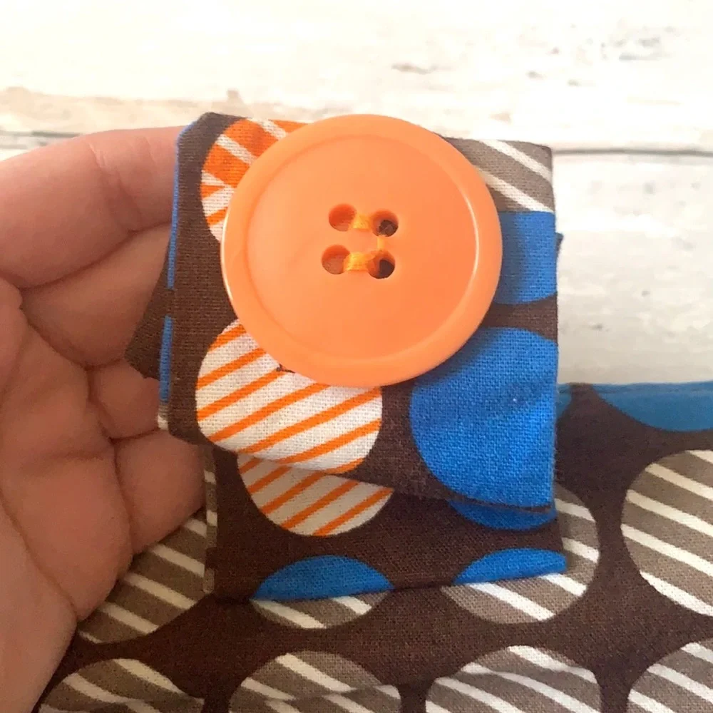 Baby Infant Carseat Cover Canopy Car Seat Blue Orange Blanket Geometric